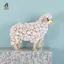 Thiết Kế Cừu Cổ Điển Thổ Cẩm Tinh Tế Unisex Động Vật Ve Áo Pin Huy Hiệu Cho Tiệc Cưới Công Sở Mặc Phụ Kiện 1 Cái Mới