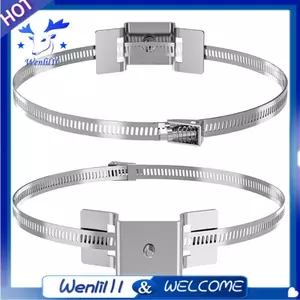 Giá đỡ gắn dấu hiệu có thể điều chỉnh cho phần cứng cực lớn hơn cho máy nước nóng cho máy nước nóng Giá đỡ 2 cực với 2 dây đeo