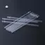 Maybest 10 Chiếc Ống Hút Nhựa Lấp Lánh Trắng 9 Inch Ống Hút Uống Cứng Có Thể Tái Sử Dụng Dài Cho Cốc Cốc Cốc Cốc {VN}