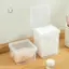 Maybest Hộp đựng khăn bông chống bụi Hộp đựng mỹ phẩm Hộp xốp làm đẹp trong suốt Hộp đựng mỹ phẩm Hộp đựng mỹ phẩm Hộp đựng phòng tắm {VN}