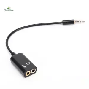 Mic 3.5mm Âm Thanh ja Sang Tai Nghe Micro Y Splitter Cáp Chuyển Đổi Bộ Chuyển Đổi mới