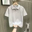 Station Thời Trang Dạo Phố Áo Sơ Mi polo Tay Ngắn Nam Mùa Hè Thường Ngày Rời Xu Hướng Thời Trang Phù Hợp Với Áo Thun 8MSM