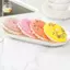 Miếng bọt biển bát đĩa có cốc hút Bộ bọt biển bánh rán chống trầy xước có cốc hút Bàn chải rửa chén thoát nước Qui cho nhà bếp ELWW