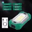 Đèn LED làm việc di động với nam châm đôi Đèn pin sạc có thể điều chỉnh để sạc xanh di động