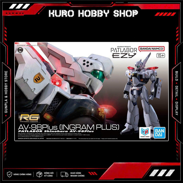 RG 1/48 AV-98Plus (Ingram Plus) - Mô hình lắp ráp Bandai | Shopee