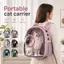 XUAN Di Động Dung Tích Lớn Mèo Carrier Bapa Vai Kép Thoáng Khí Túi Thú Cưng Cho Chó Nhỏ Mèo Du Lịch Đi Bộ Đường Dài VN