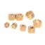 JASMINE 0.5M Modulus 8T 9T 10T 11T 12T 14T 15T 16T Răng Đồng Truyền Bánh Răng Cho Trục Truyền Bánh Răng Phù Hợp Với 1.98MM 2.3mm 3.17MM 3MM 5MM Trục JASMINE