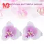 Rất nhiều 20 Chiếc 9cm Bướm Hoa Lan Nhân Tạo Đầu Hoa Trang Trí Cho Đám Cưới Barrette Phụ Kiện
