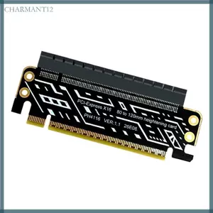 Char PCIe X16 Thẻ Thay Đổi Chiều Cao Bảng Dọc Kích Thước Đầy Đủ Thẻ Gắn Với Khe Cắm Bố Trí Và Gắn Lỗ Cho Máy Tính Để Bàn Expans