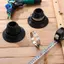 2 Chiếc 1.5 "-2" Cao Su Mái Cổ Sửa Chữa Boot Lỗ Thông Hơi Nhấp Nháy Bộ Ống Thông Hơi Mái Nhấp Nháy Với Kẹp Thép Không Gỉ Phù Hợp Với