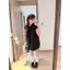 Mùa xuân hè 2026 Plus size Cổ búp bê kiểu Pháp Tình yêu đầu tiên Váy trắng dáng rộng Vỏ bọc thịt ngọt ngào Cảm giác cao cấp cỡ lớn Mỡ mm Ôm hơn Váy trung dài nữ