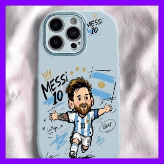 cho iPhone 17 13 Pro Max 16 15 14 11 12 XR XS 7 8 Plus, ốp điện thoại da TPU Ốp điện thoại chủ đề MESSI, phù hợp