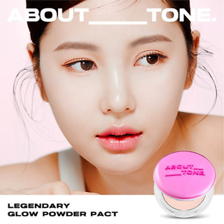 [About_Tone] PHẤN PHỦ EGLIPS ABOUT TONE VỎ HỒNG GLOW POWDER PACT