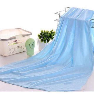 AMZO_KHĂN TẮM 100% MICROFIBER THẤM NƯỚC, MỀM MẠI GIA PHÚ 70X140CM (GIAO MÀU NGẪU NHIÊN )