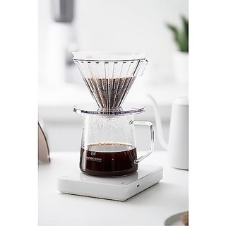 Volcano Phểu pha lọc cà phê, phễu V60 Cafede Kona nhựa PCTG