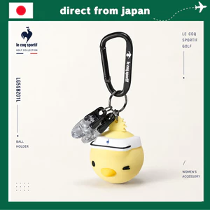 Kẹp Đựng Bóng Golf Gà Con Dễ Thương Le Coq Sportif – Móc Carabiner, Chứa 1 Bóng