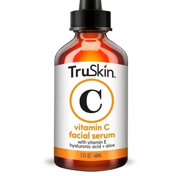 TruSkin Vitamin C Serum Cho Mặt – Serum Chống Lão Hóa Da Mặt Với Vitamin C, Axit Hyaluronic, Vitamin E – Công Thức Làm Sáng – ❈ ่ ❈, 🍎 ้ 🇾 & Wri LYTP BMR0