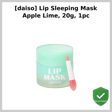 [daiso] Mặt nạ ngủ môi Apple Lime, 20g, 1 cái/ Mặt nạ môi Hàn Quốc/ Hương chanh táo/ Chính hãng của HOLYHANS KOR