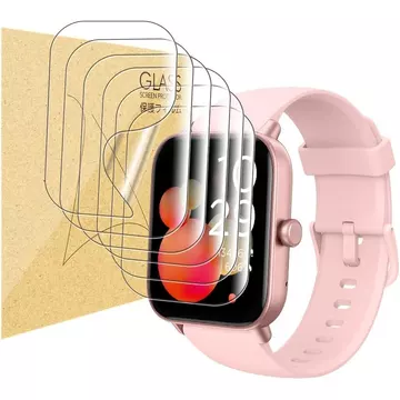LYSANDRA Tương thích cho Đồng hồ thông minh TOOBUR IDW19 1.8 ", [6 Gói] Phim trong suốt TPU phủ toàn diện Tương thích cho Đồng hồ thông minh TOOBUR IDW19 1.8" / Đồng hồ thông minh IDW19 1.8 "/ Faweio 