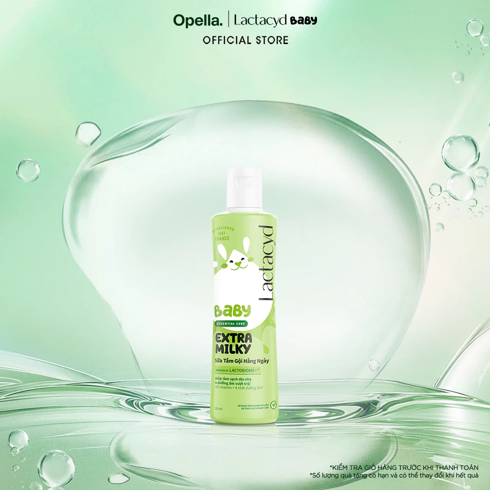 Sữa tắm gội trẻ em Lactacyd Milky 250ml