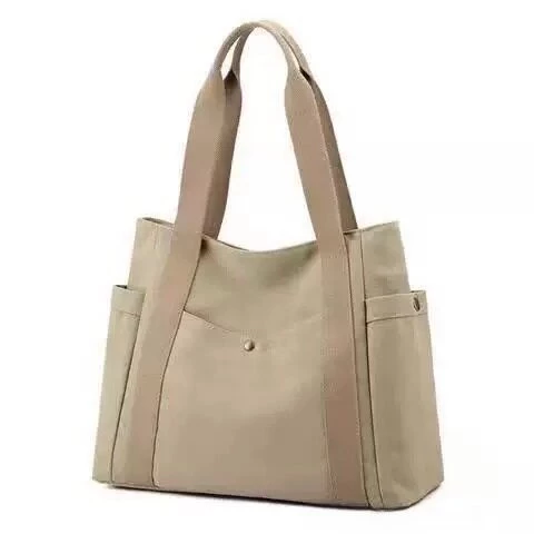 Women's Minimalist Canvas Tote Bag – Large – 3