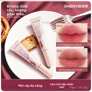 Son môiSHOOYIO/Son kem Shuye làm trắng da, son bùn lì nhung, son kem lì, son môi dạng lỏng, dung tích lớn, bộ 2 cây.