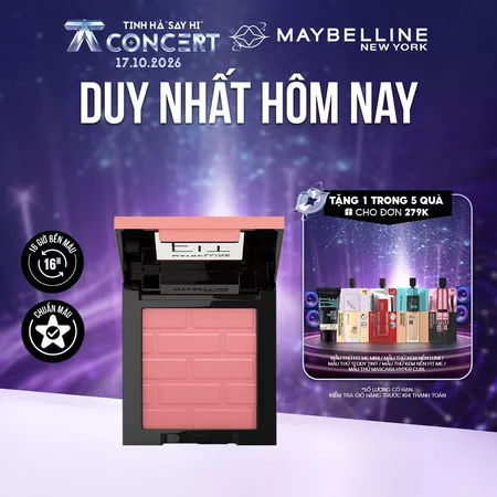 Phấn má hồng mịn lì chuẩn màu Maybelline Fit Me Blush 4.5g