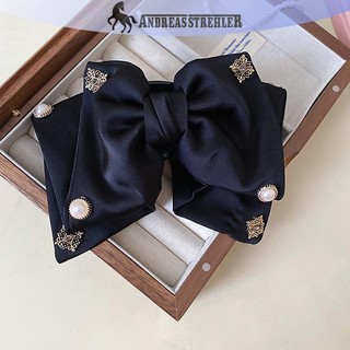 Onetimingfine Ngọc Trai Pháp Nơ Thắt Nơ Kẹp Tóc Kẹp Tóc Vuốt Cho Nữ Thời Trang Đa Năng Kẹp Phụ Kiện Tóc VN