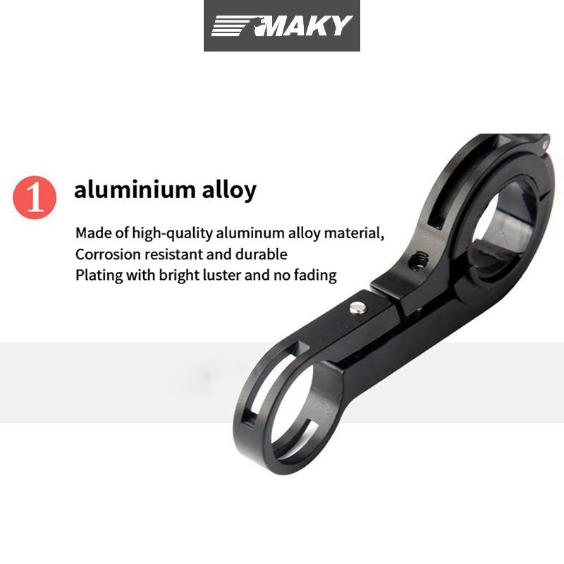 Newwellknownepic Tay Cầm Hợp Kim Sợi Carbon Mở Rộng Xe Đạp Đèn Pha Gắn Thanh Giá Đỡ Máy Tính Xe Đạp Đường Bộ Hỗ Trợ VN