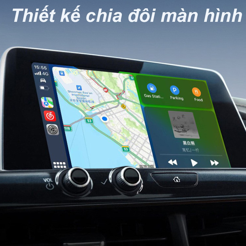 Bộ chuyển đổi CarPlay Kết nối giữa xe và thiết bị không dây Không cần cáp Cắm là chạy Kết nối ổn định