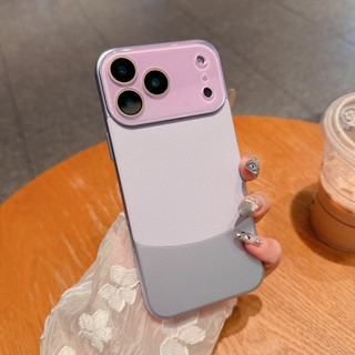 Ốp điện thoại di động họa tiết da pha lê khâu khung pha lê phù hợp cho iPhone17 Pro max 16 15 14 13 12 11 Pro max bảo vệ camera chống sốc chống rơi mặt sau cứng