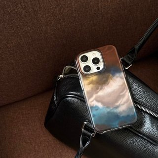 Vỏ cứng Tương thích với iPhone 13 14 14Pro 14ProMax 15 15Pro 15ProMax 16 16Pro 16ProMax 17 17Pro 17ProMax 17ProMax 17Air Ink Wash Vỏ hoa văn pha trộn
