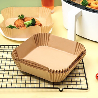 [Hình vuông] Set 50 Giấy nến vuông dùng cho nồi chiên không dầu