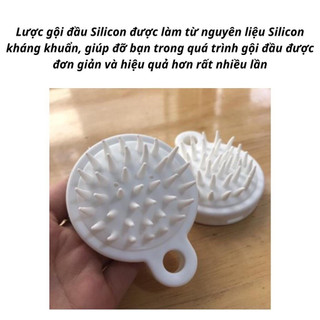 Lược gội đầu, massage da đầu Silicon - Bảo vệ da đầu, chăm sóc tóc hiệu quả