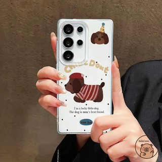 Dành Cho OPPO Find X8 X8S Pro Ultra Plus A15 A15S A92 A72 A52 A9 A5 A31 A5S A3S A12 A12S A12E R17 F11 F7 Ốp Điện Thoại Dachshund Chó Con Chấm Bi Nhãn Vỏ Hoạt Hình