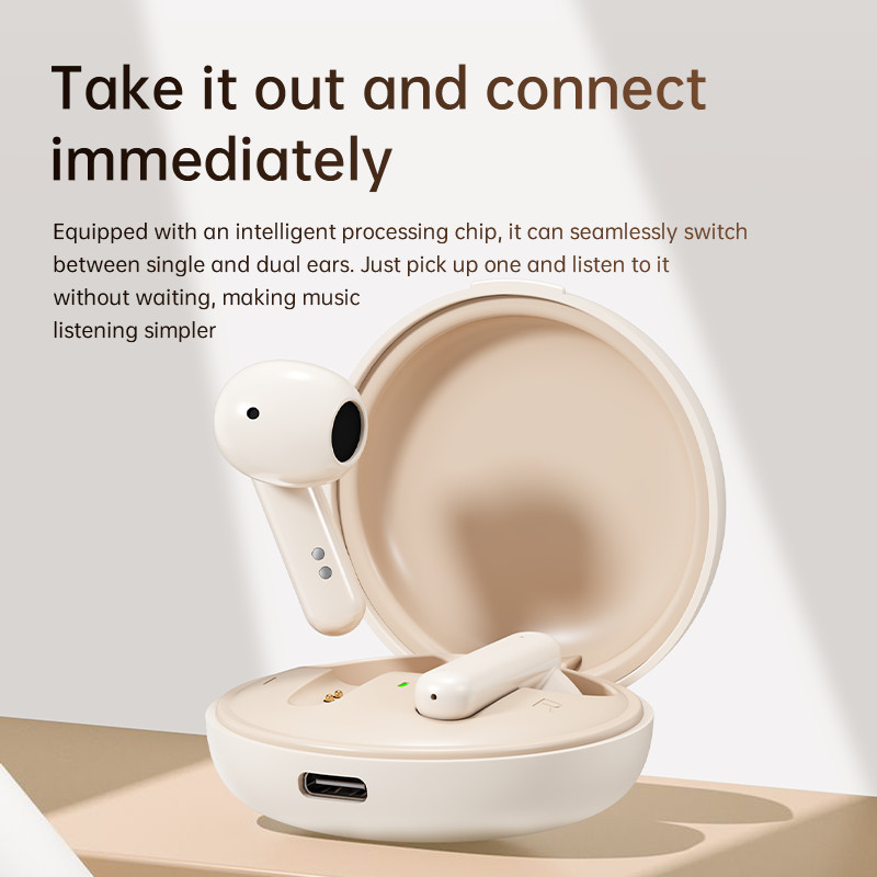 Senbenbao W30 / A6STWS Tai nghe không dây Bluetooth có mic, điều khiển cảm ứng, dành cho thể thao và game