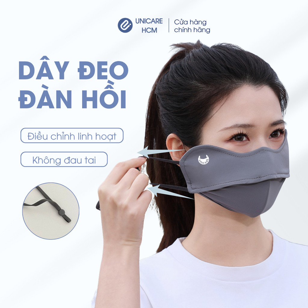 [Combo 3 chiếc] Khẩu trang UV-Proof UniCare chính hãng, vải mềm mịn, chống nắng, chống UV 99% | BigBuy360 - bigbuy360.vn