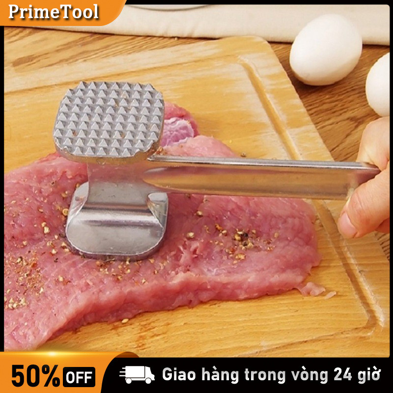 Dụng Cụ Bầm Đập Thịt Inox Bền Đẹp, Chống Gỉ, Làm Mềm Thịt Hiệu Quả Nhanh Chóng