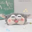 Sanm Trang Sức Phong Cách Mới Sang Trọng Cừu Nhỏ Bóng Túi Băng Ngủ Mặt nạ Bảo Vệ Mắt Có Thể Điều Chỉnh Co Giãn Thoải Mái Mắt Không Áp Lực