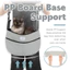 HamshMoc Túi đeo thú cưng PP Board Base Comfort Carry Thiết kế nhẹ Thoát hiểm