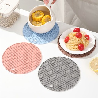 Miếng lót nồi silicon chống nóng chống trượt chịu nhiệt 230 độ C, đế lót nồi nhiều màu sắc SUNND