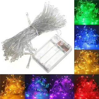 Đèn dây cổ tích LED chống nước hoạt động bằng pin AA, Đèn Giáng sinh ngoài trời 3M 5M 10M cho tiệc cưới Trang trí sân vườn Giáng sinh