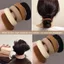 Dây buộc tóc BRBRAA 5 / 10 CÁI, Dây buộc tóc phối màu dày đậm, Phụ kiện tóc trang trí kiểu dáng đàn hồi cao bền bỉ dành cho nữ Cô gái