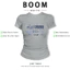 BOOM Áo Baby Tee Nữ Cotton Ôm Body-Áo Thun Ngắn Tay Y2K In Hình PhongCách Mùa Hè, Cổ Tròn Hàng Đầucách hàn quốc phong663