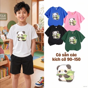 Áo thun bé trai basic Mặc hằng ngày Không gây kích ứng da bé từ 2-12 tuổi