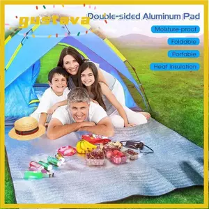 Thảm cắm trại GUSTAVA, Tấm lót xốp cách nhiệt phản chiếu dấu chân lều, Tấm lót bãi biển dã ngoại siêu nhẹ chống thấm nước ngoài trời