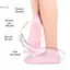 2 Cái Silicone Chăm Sóc Bàn Chân Sos Chống Cuốc Dưỡng Ẩm Gel Sos Craed Da Chết Loại Bỏ Bảo Vệ Giảm Đau Dụng Cụ Làm Móng Chân