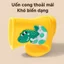 Ủng Đi Mưa Trẻ Hình Khủng Long PVC Chống Nước Đế Chống Trượt Mũi Chống Va Đập Nhẹ