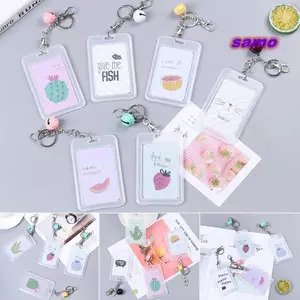 Chuỗi móc khóa SAMO Hộp đựng thẻ dễ thương Hộp đựng thẻ tín dụng Id