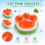 Giảm căng thẳng dưa hấu WANYEDI​​, Kem Squeezable Slime Chống Căng Thẳng Bóp, Thời Trang Mèo Phục Hồi Chậm Cảm Giác Fidget Đồ Chơi Dành Cho Người Lớn Trẻ Em